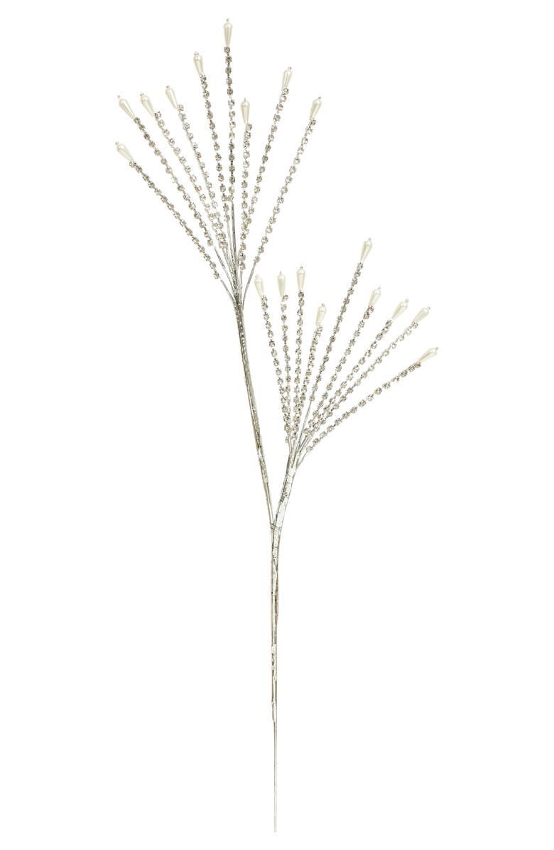 Mark Roberts Pearl Jewel Spray, Set of 6, Main, color, Silver