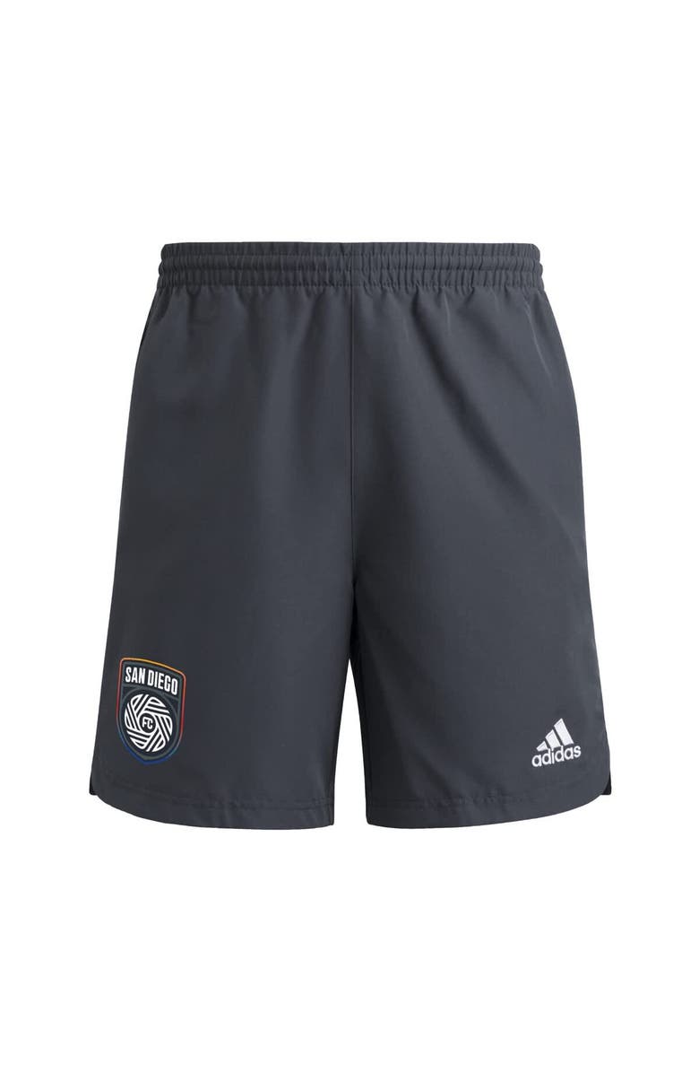 adidas Men's adidas Gray San Diego FC 2025 Travel Shorts, Alternate, color, Gray