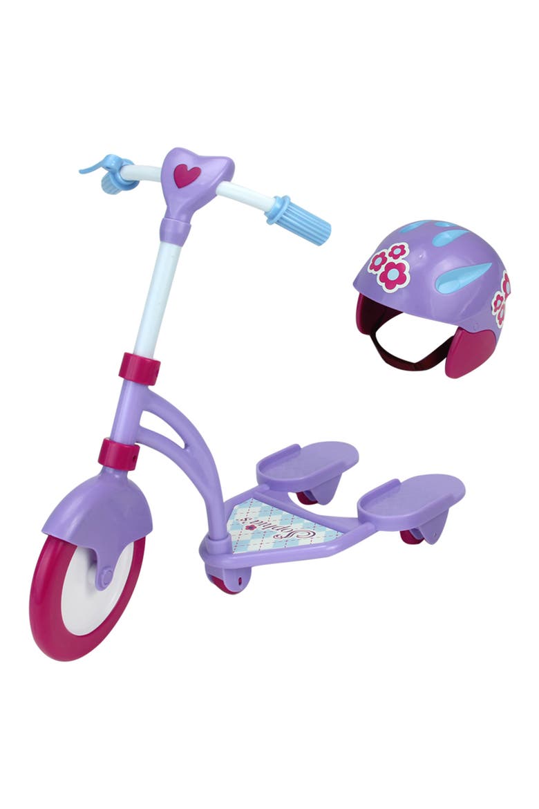 Sophia's 18" Doll Mini Scooter & Helmet, Main, color, MULTI-COLOR