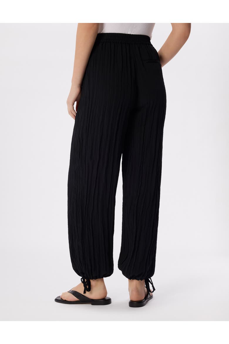 Relaxed Tie Hem Trouser, Alternate, color, Black