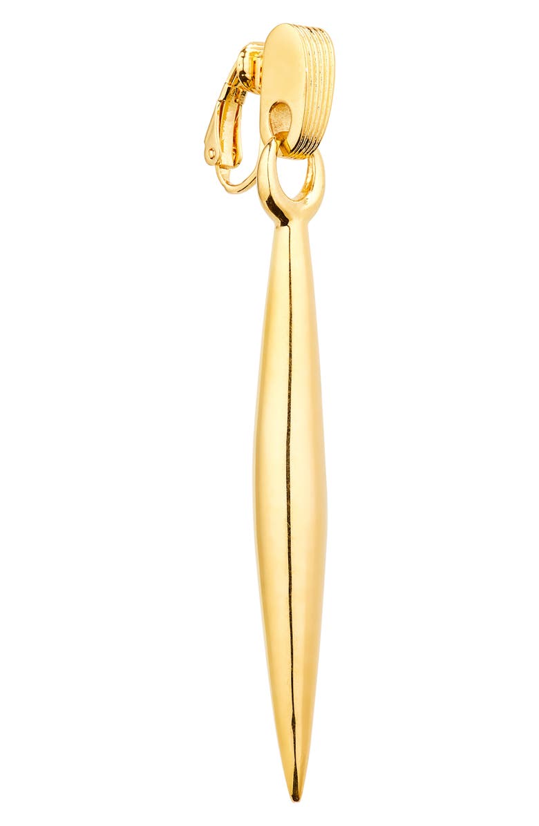 TOM FORD Arrow Linear Drop Earrings, Alternate, color, Vintage Gold