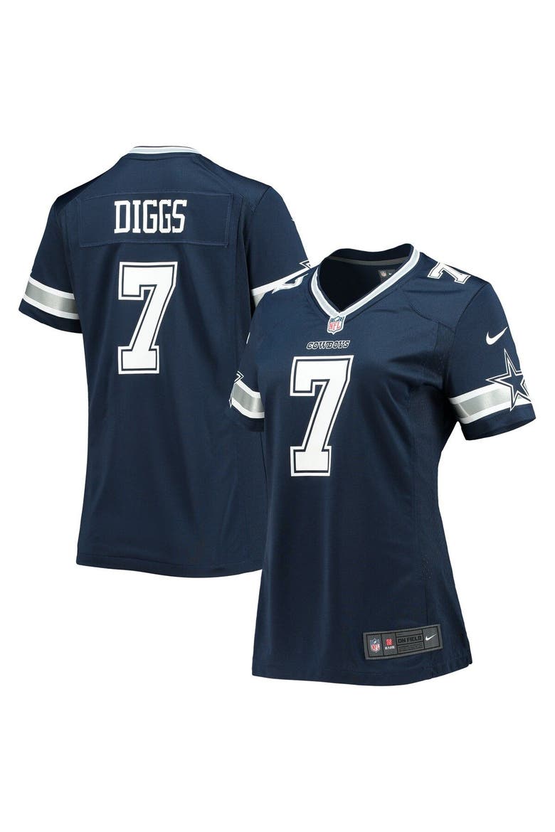 Women's Nike Trevon Diggs Navy Dallas Cowboys Game Jersey, Main, color, Navy