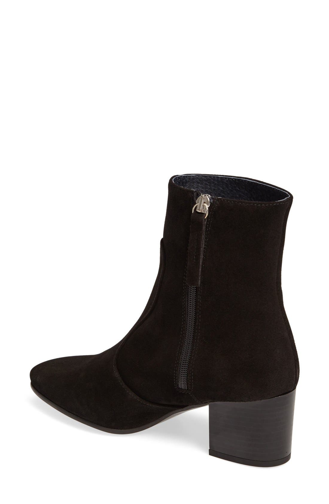 Topshop 'Mustard' Western Boot, Alternate, color, 