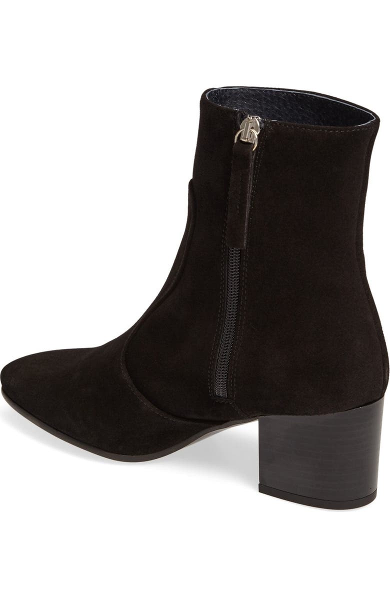Topshop 'Mustard' Western Boot, Alternate, color,