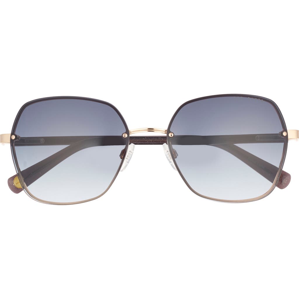 Ted Baker 59mm Gradient Square Sunglasses In Black