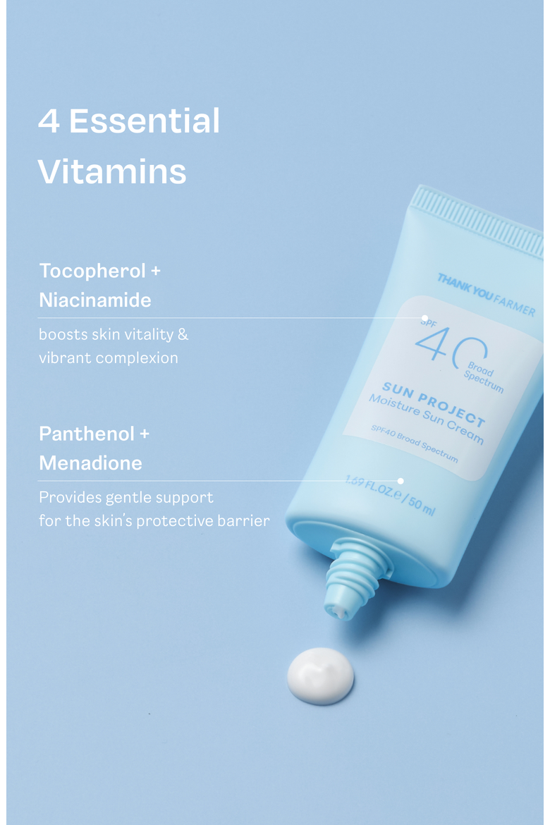 Sun Project Moisture Sun Cream, Alternate, color, White