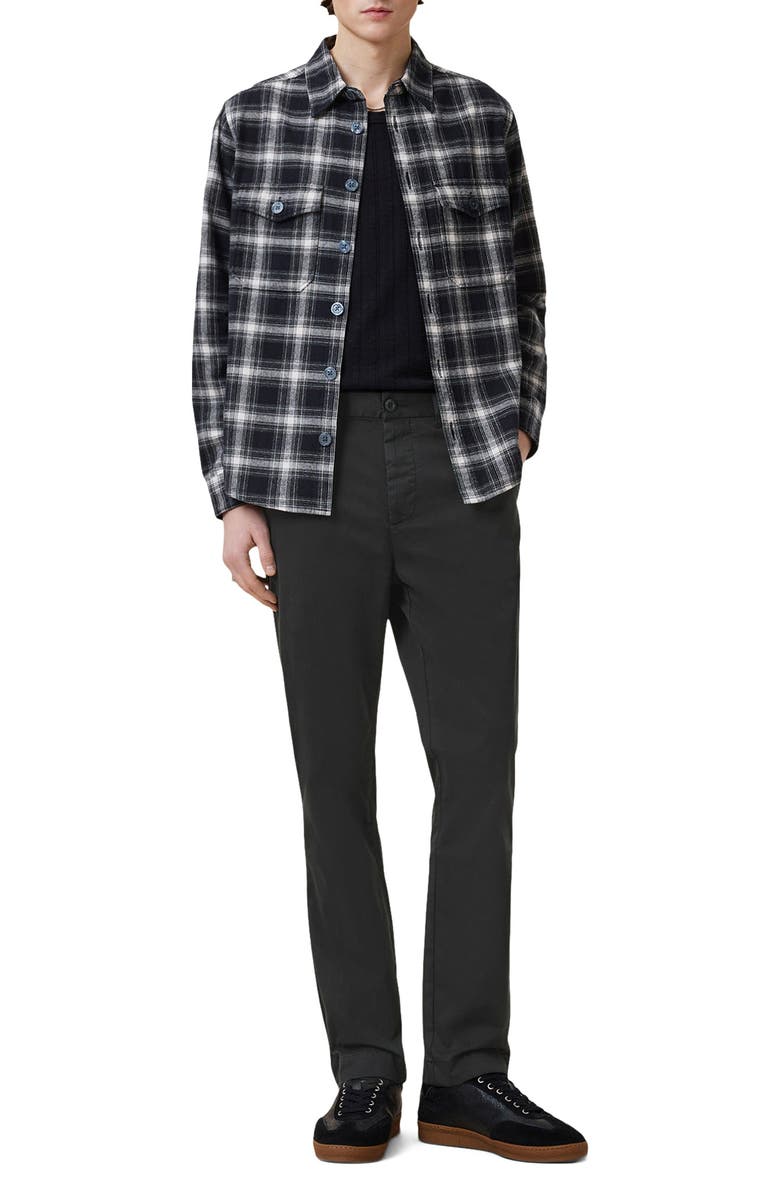 AllSaints Rhode Stretch Cotton Trousers, Alternate, color,