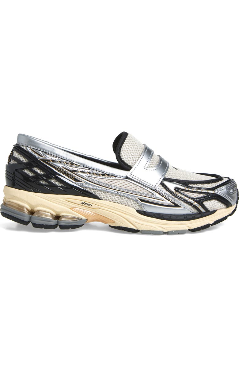 New Balance Gender Inclusive 1906L Loafer Sneaker, Alternate, color, Silver Metallic/ Black