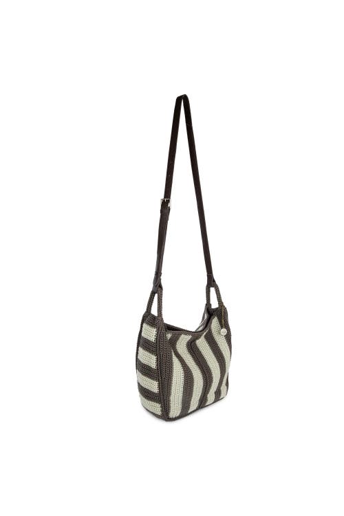 The Sak Los Feliz Crossbody Bag In Mushroom Stripe