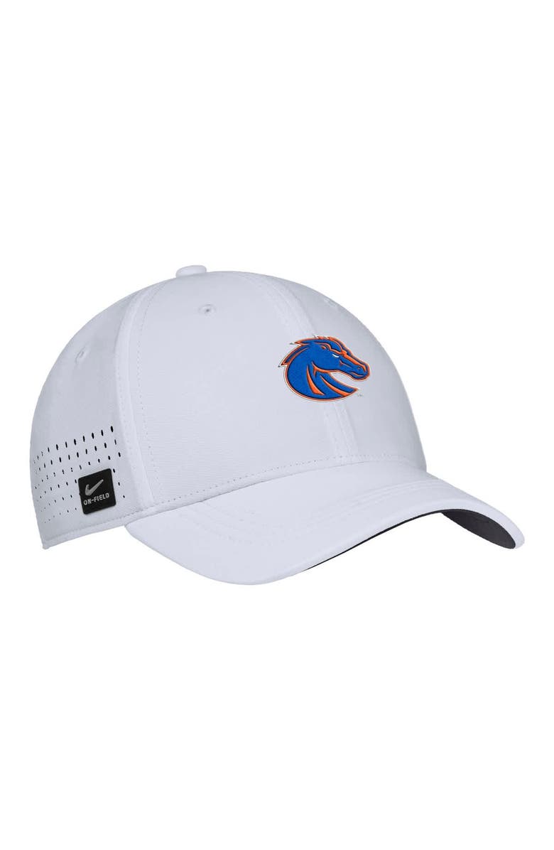 Nike Men's Nike White Boise State Broncos 2025 On-Field Performance Flex Hat, Main, color, White