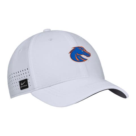 Men's Nike White Boise State Broncos 2025 On-Field Performance Flex Hat