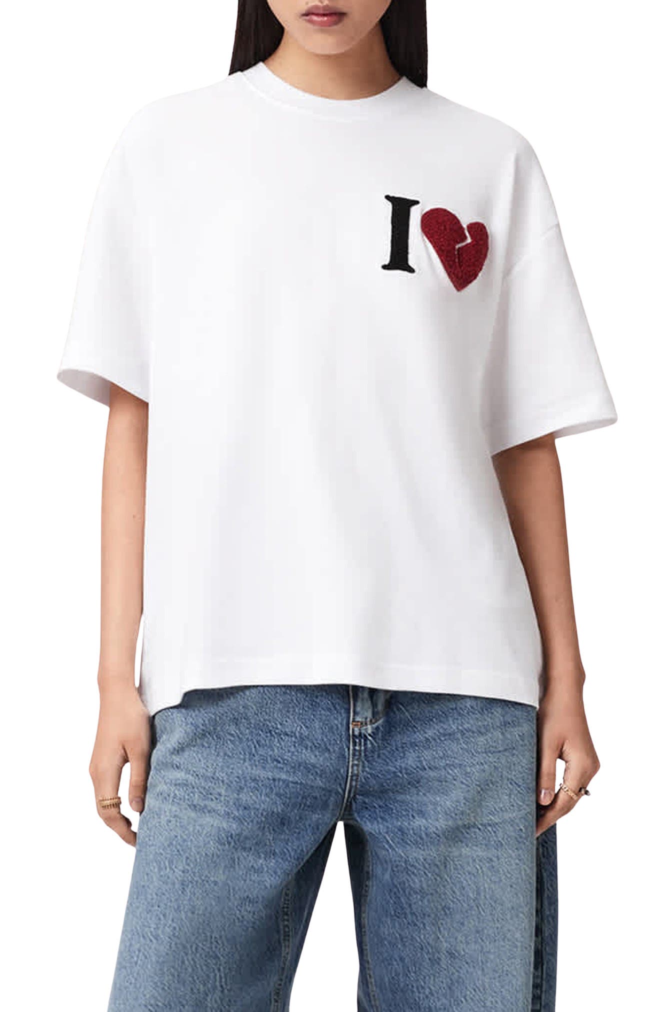 Heart Etta Applique T-Shirt