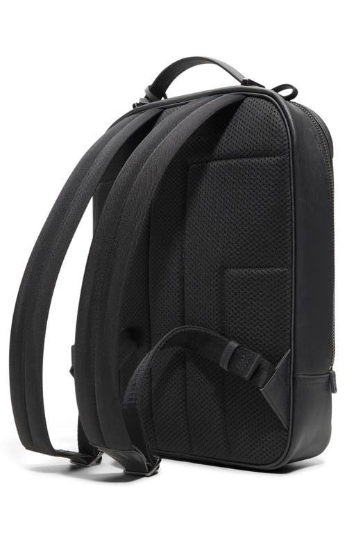 Shop Ted Baker London Carlisle Leather Backpack In Black