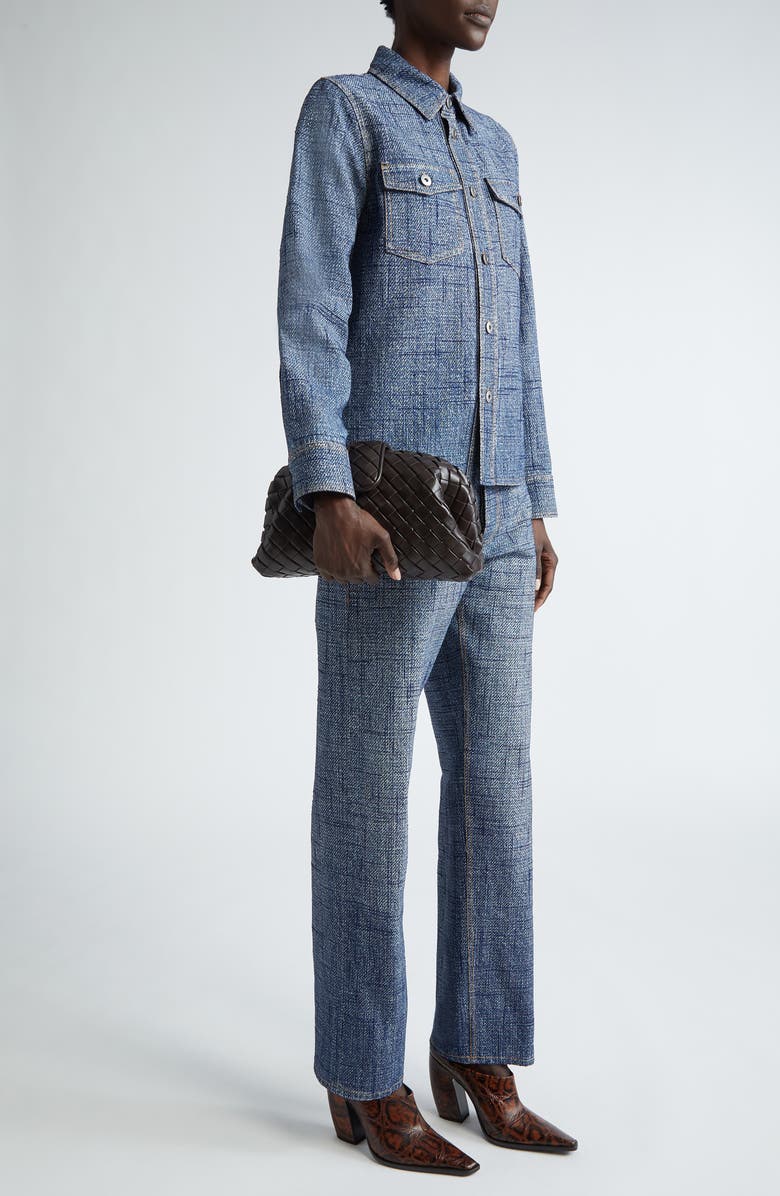 Bottega Veneta The Lauren 1980 Intrecciato Leather Clutch, Alternate, color,