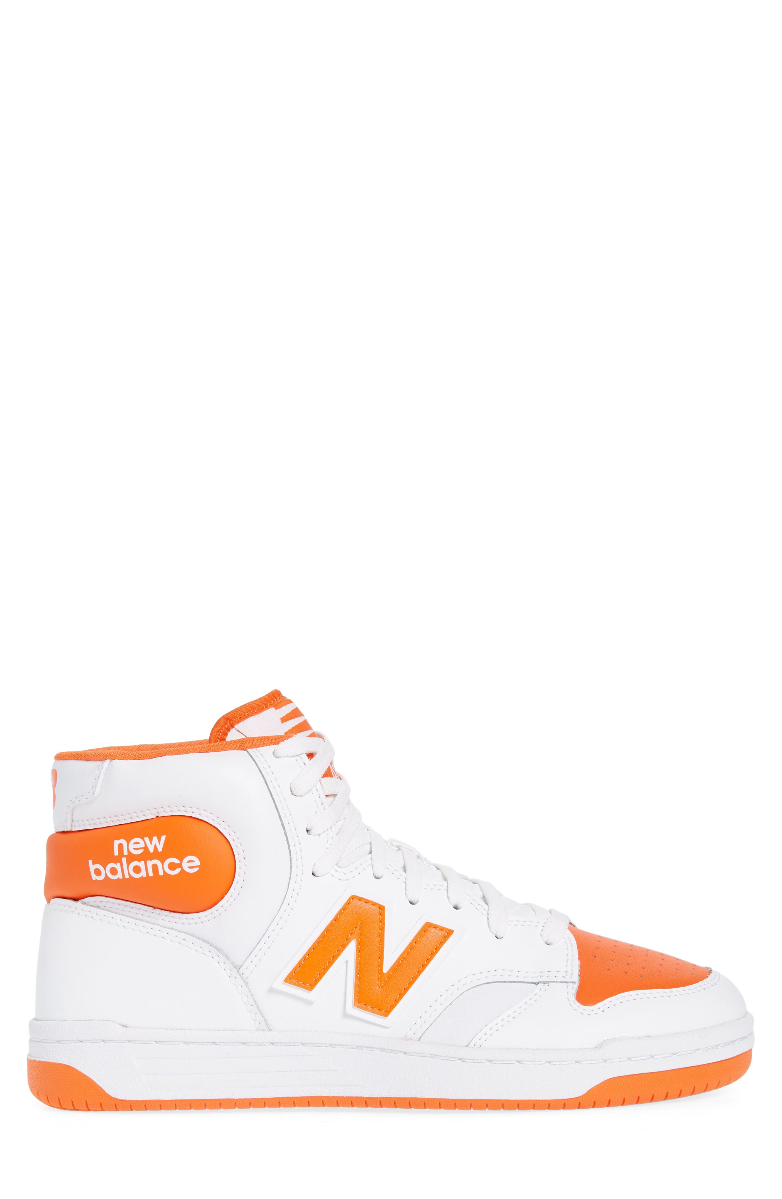 New Balance Gender Inclusive 480 High Top Basketball Sneaker, Alternate, color, 