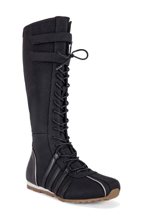 Ozzy Knee High Boxing Boot (Women)
