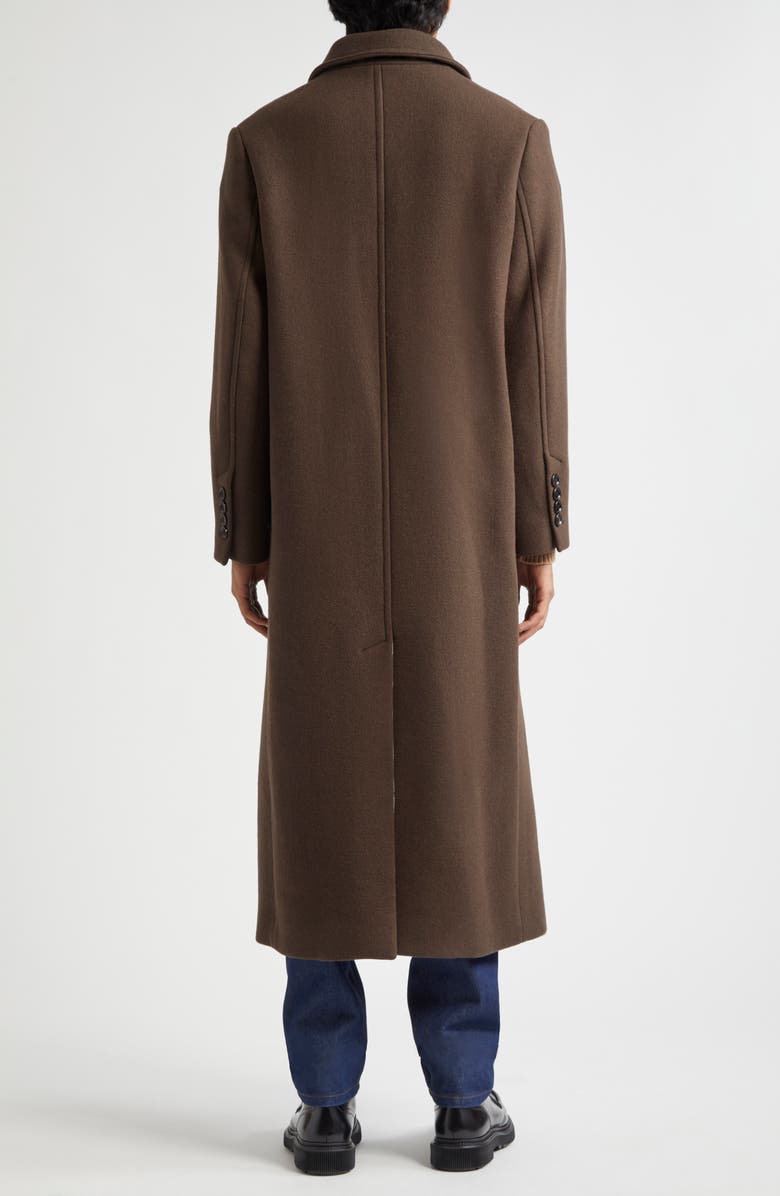 AMI PARIS High Collar Virgin Wool Coat, Alternate, color,