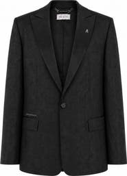 PHILIPP PLEIN Jacquard Blazer Regular Fit Monogram Men