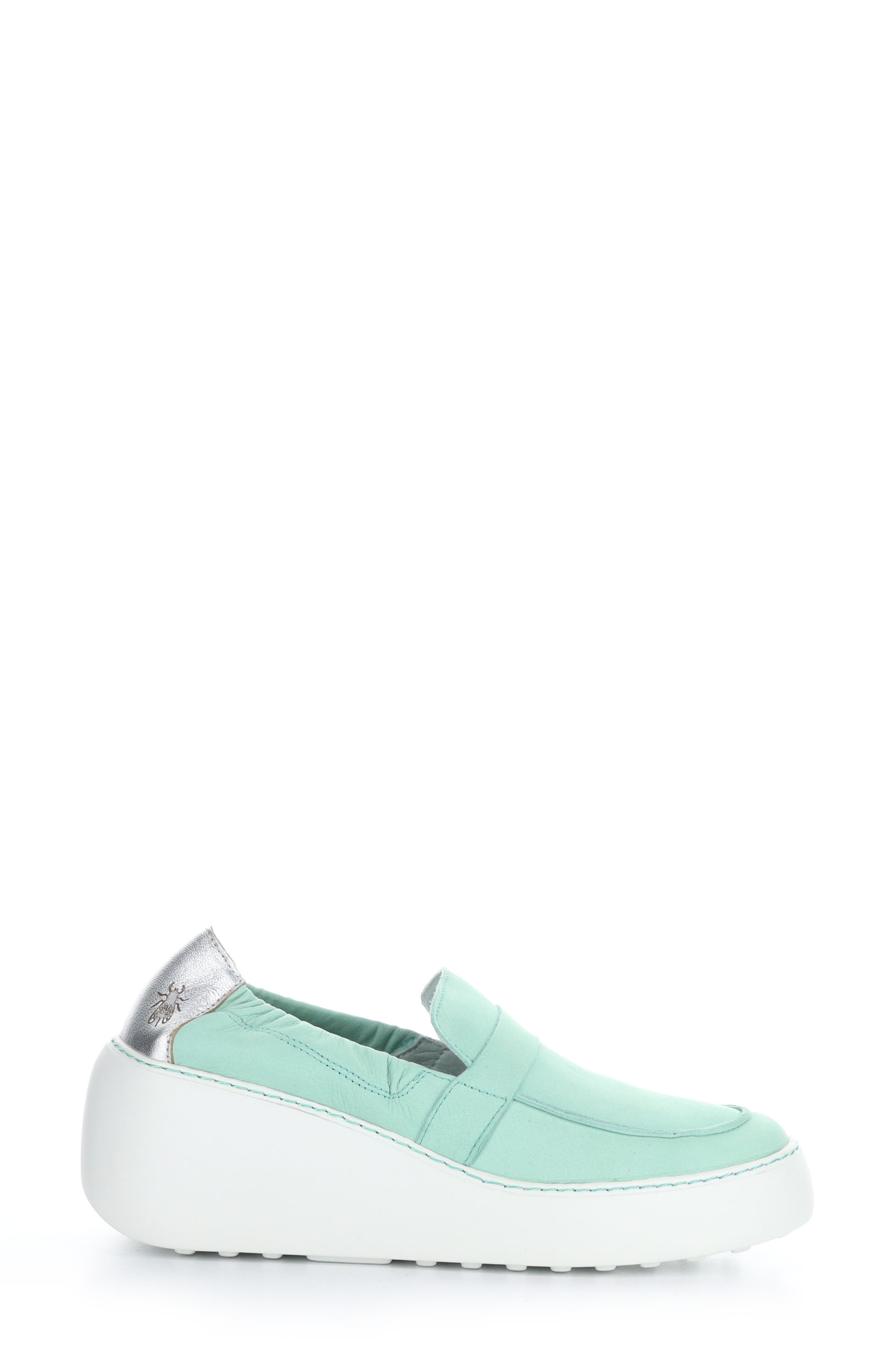 Duli Platform Wedge Loafer, Alternate, color, 002 MINT/SILVER