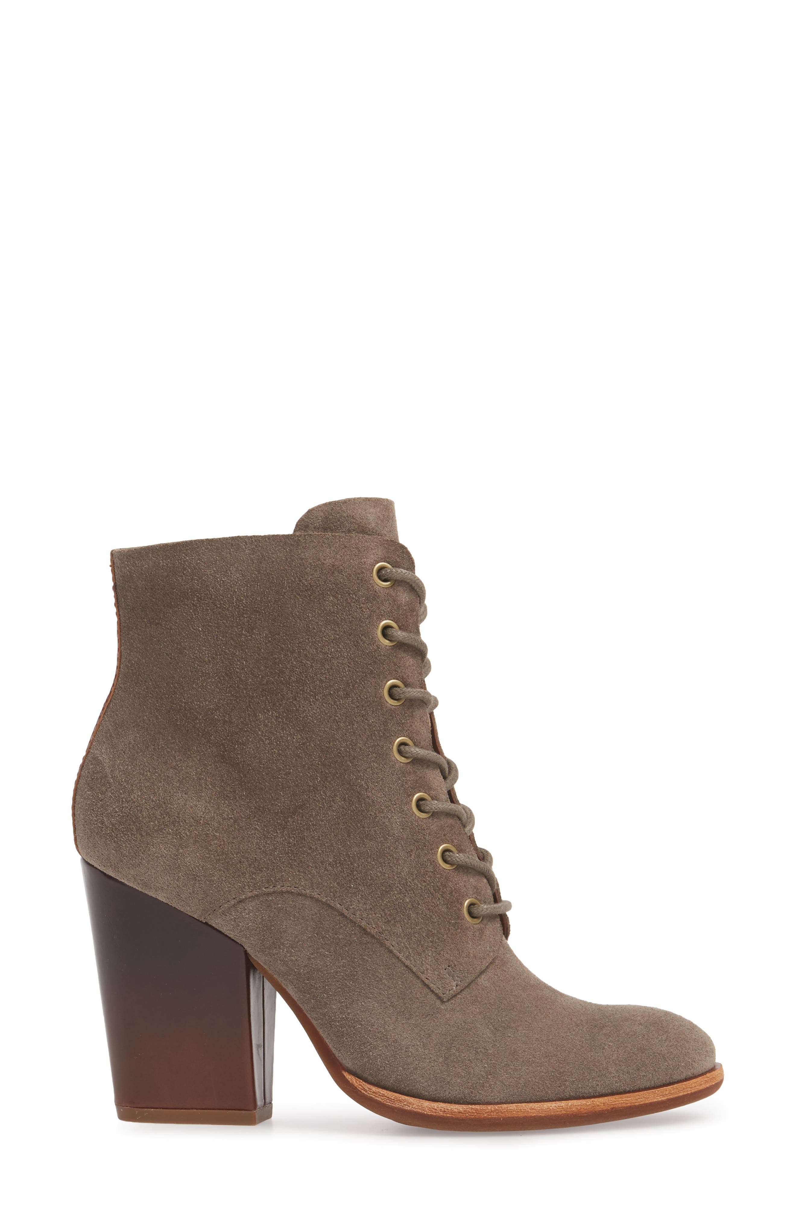 Elfa Bootie, Alternate, color, GREY SUEDE
