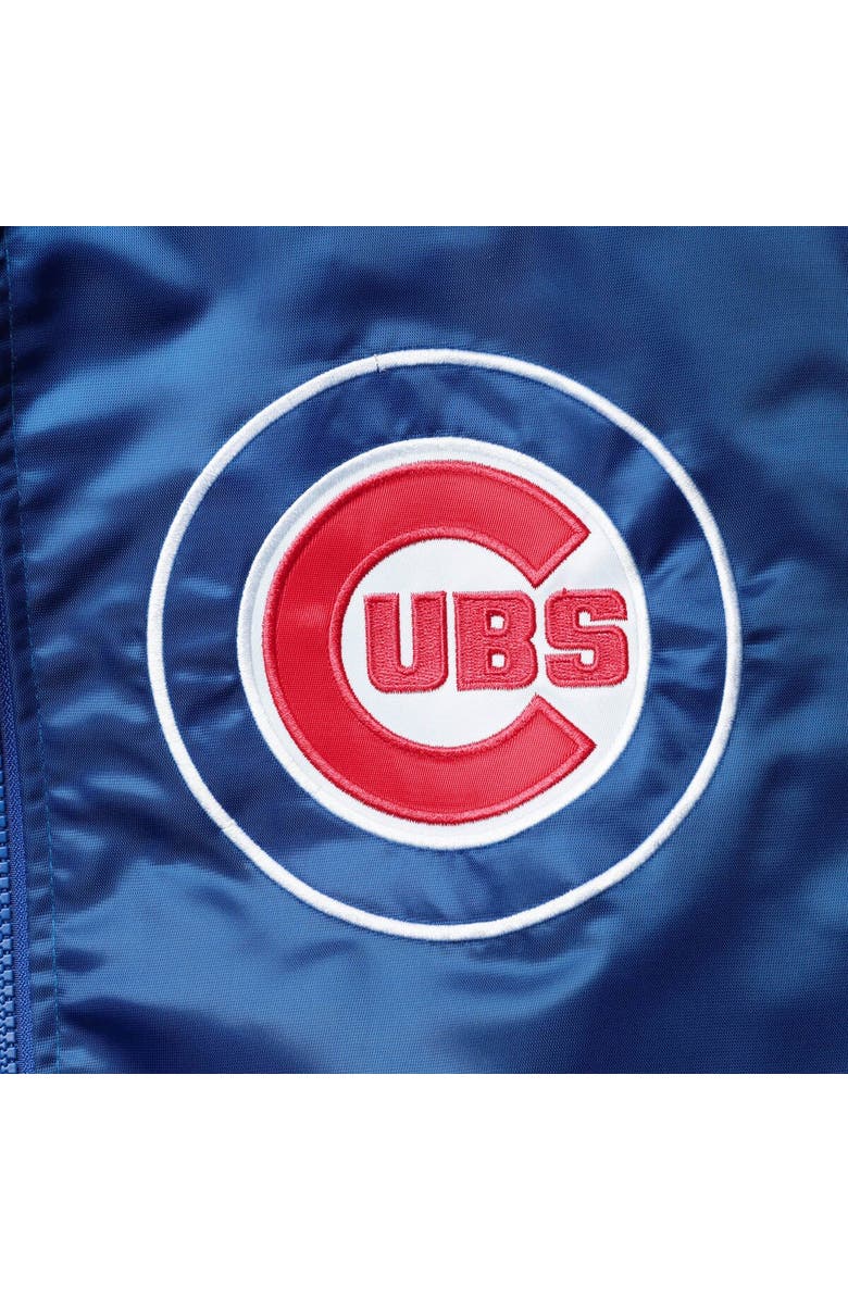 STARTER Men's Starter Royal Chicago Cubs The Captain II Full-Zip Varsity Jacket, Alternate, color, Royal