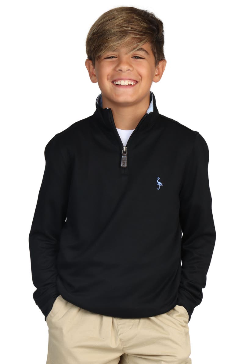 TailorByrd Kids' Modal Blend Quarter Zip Pullover, Main, color, 