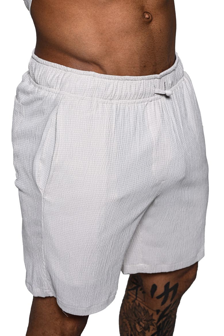 Everyday Drawcord Shorts, Alternate, color, WHITE