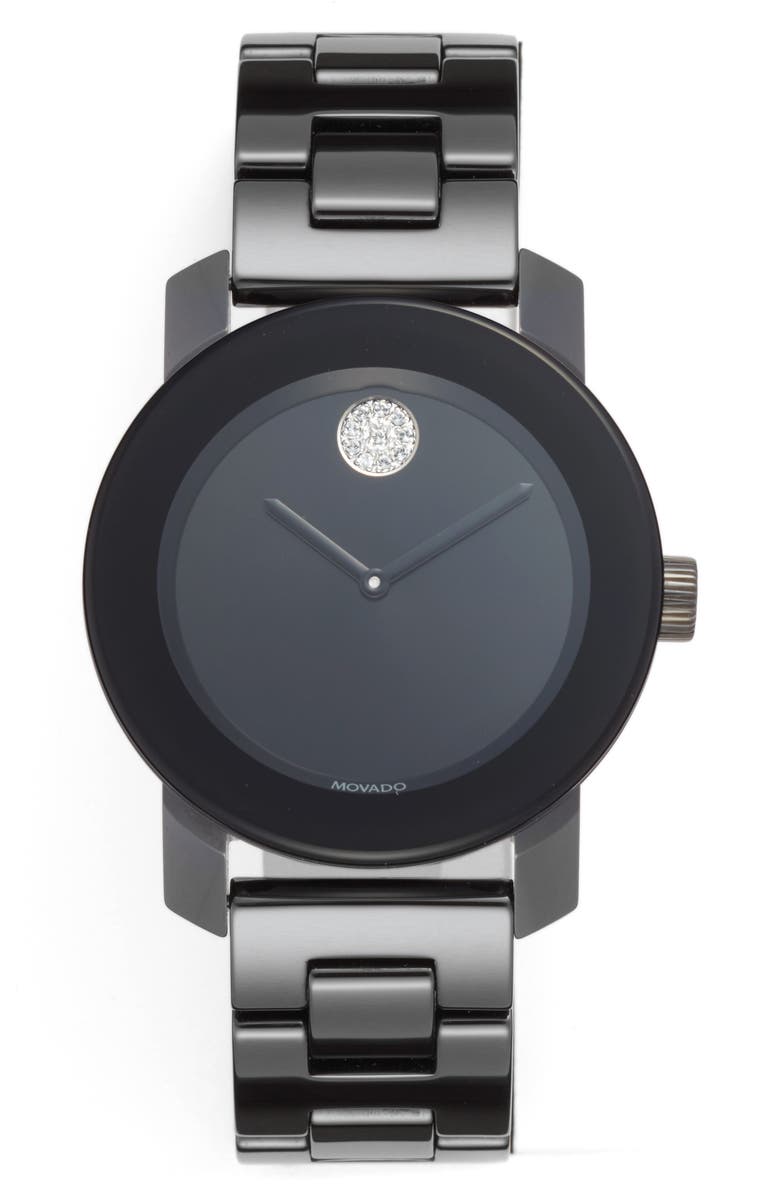 Movado Bold Ceramic Bracelet Watch, 36mm, Main, color,