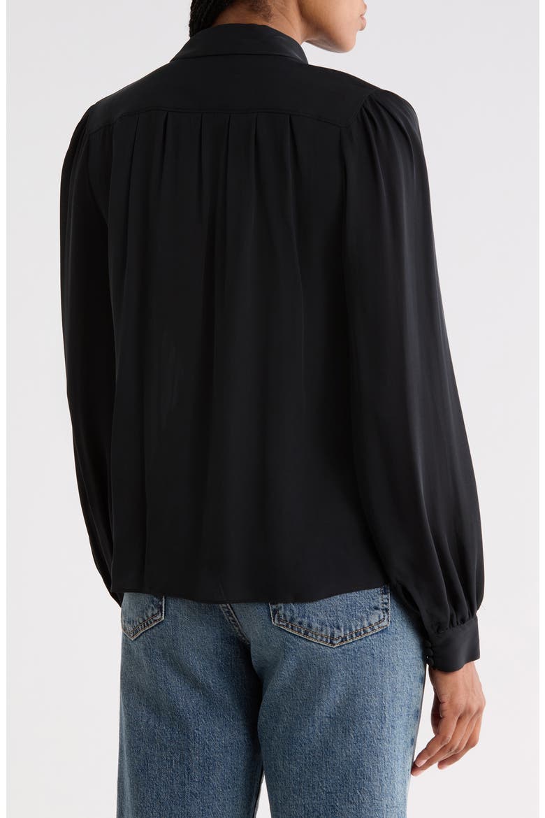 Kirstie Silk Top, Alternate, color, BLACK