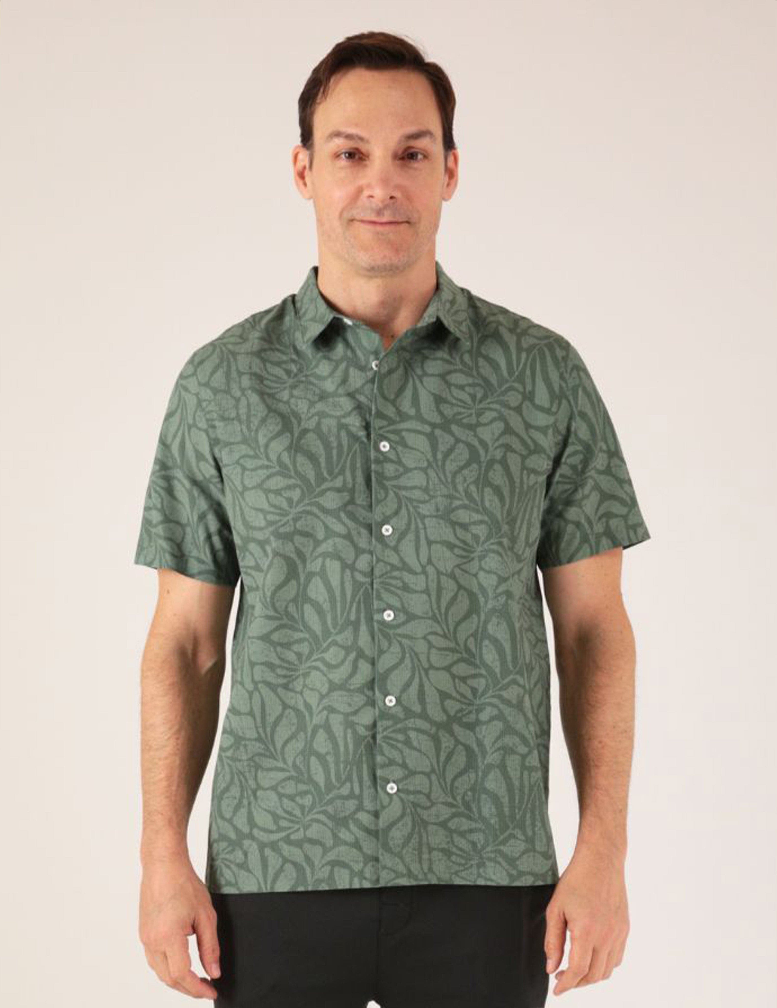 Smoky Basil Palm Daze Print