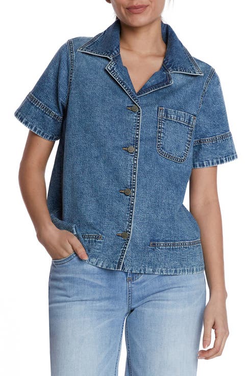 Denim Bowling Shirt