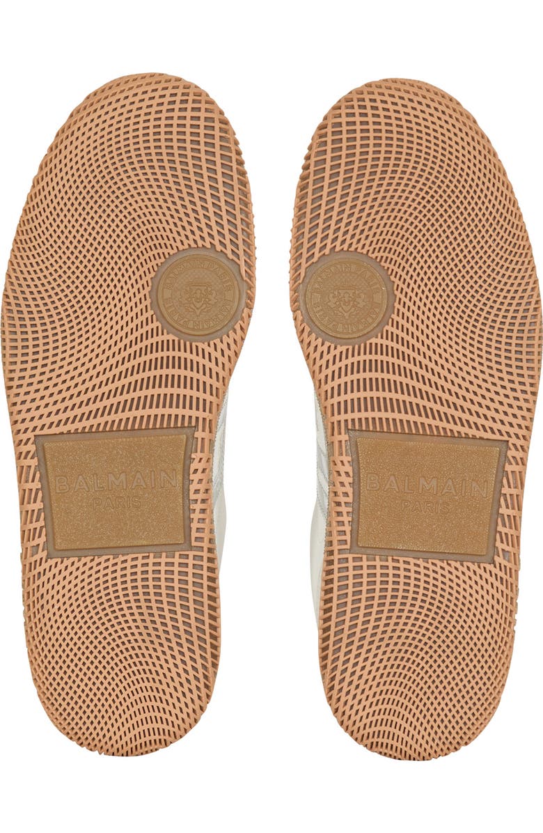 Balmain Swan Low Top Sneaker, Alternate, color, Gac White/ Silver