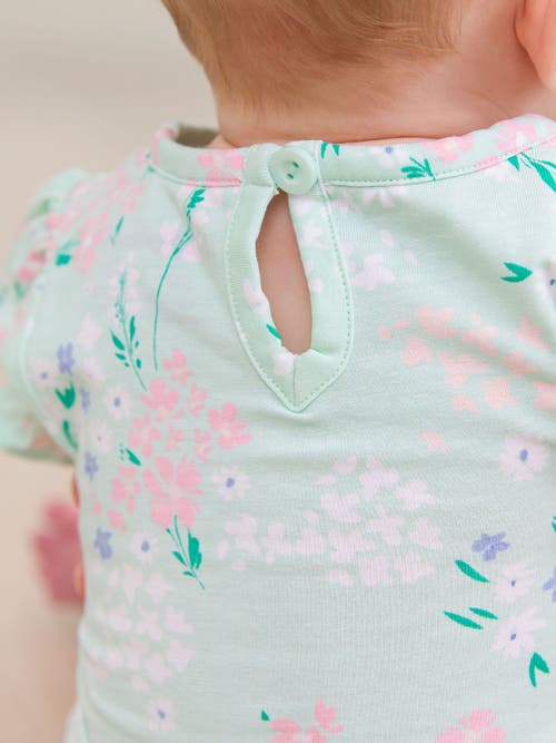 Rufflebutts Baby/toddler Girls Knit Puff Short Sleeve Bodysuit