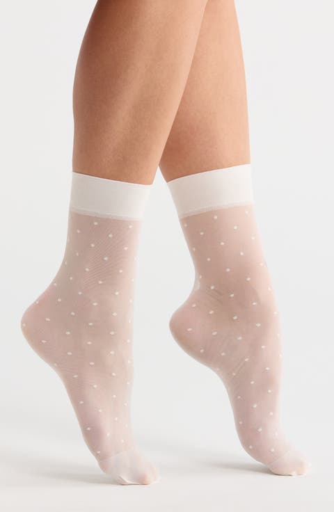 Everyday Sheer Dot Ankle Socks
