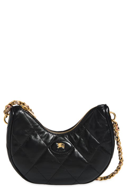 Horseshoe Quilted Leather Shoulder Bag