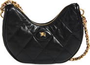 Burberry Horseshoe Quilted Leather Shoulder Bag