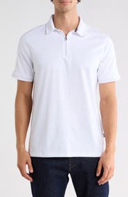 DKNY SPORTSWEAR Everette Quarter Zip Knit Polo