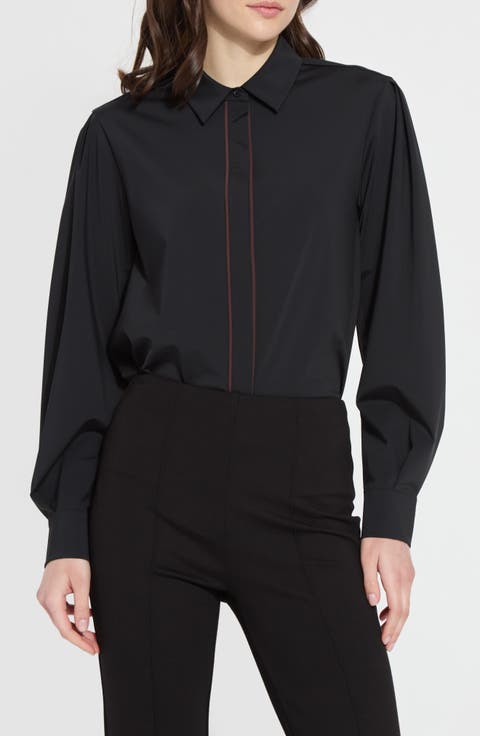 Nera Pleated Sleeve Shirt