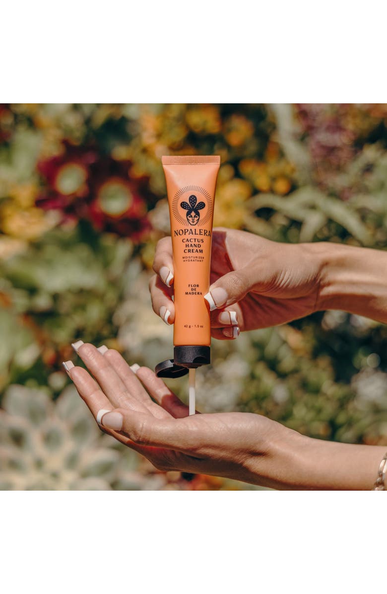 Nopalera Cactus Hand Cream, Flor de Madera, Alternate, color, Orange