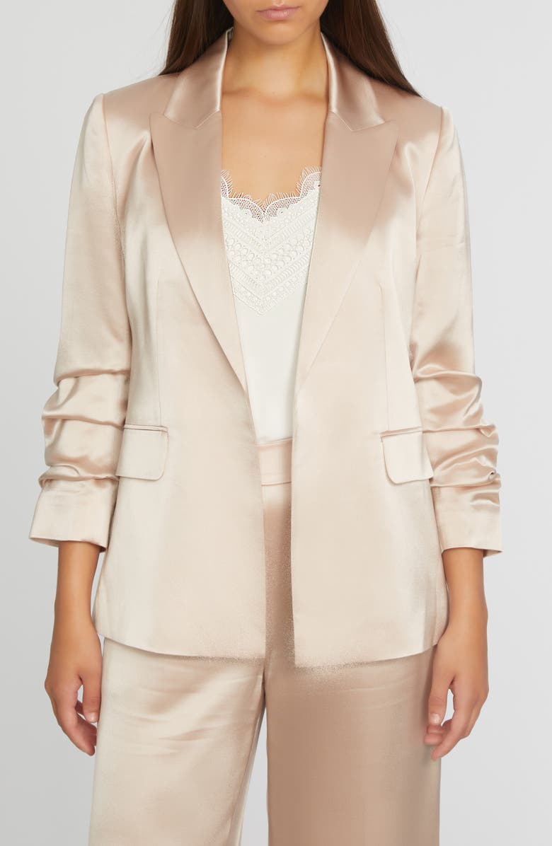 Elie Tahari The Ashlyn Satin Blazer, Main, color, 