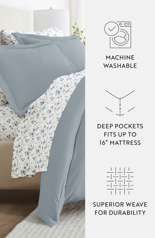 Homespun Bundle Duvet Set In Light Blue