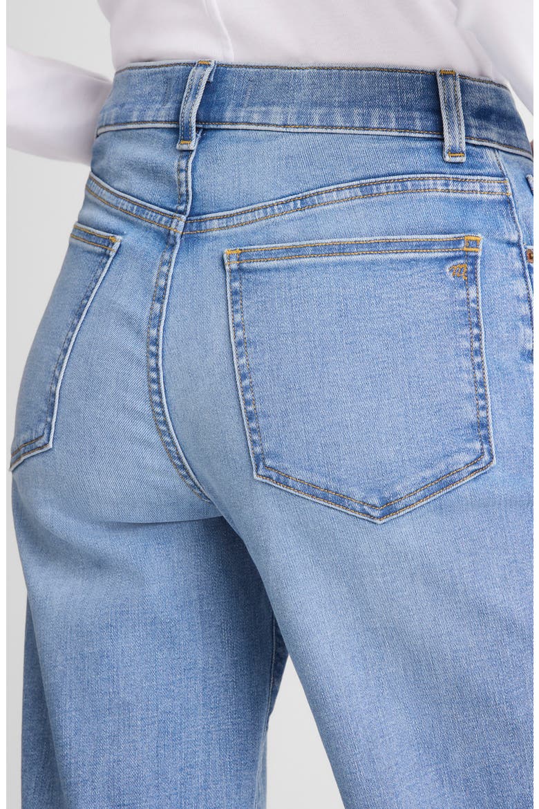 The High Waist Wide Leg Jeans, Alternate, color, COASTAL BLUE WASH