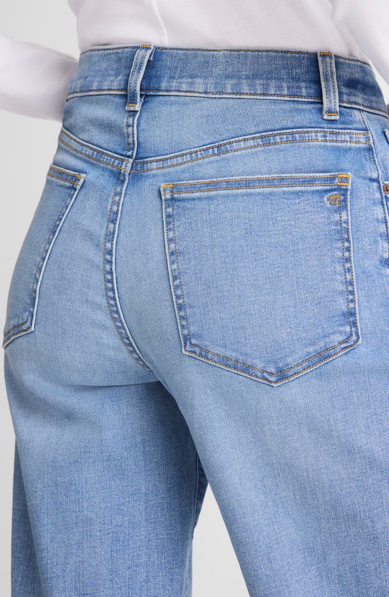 Madewell The High Waist Wide Leg Jeans, Alternate, color, Coastal Blue Wash