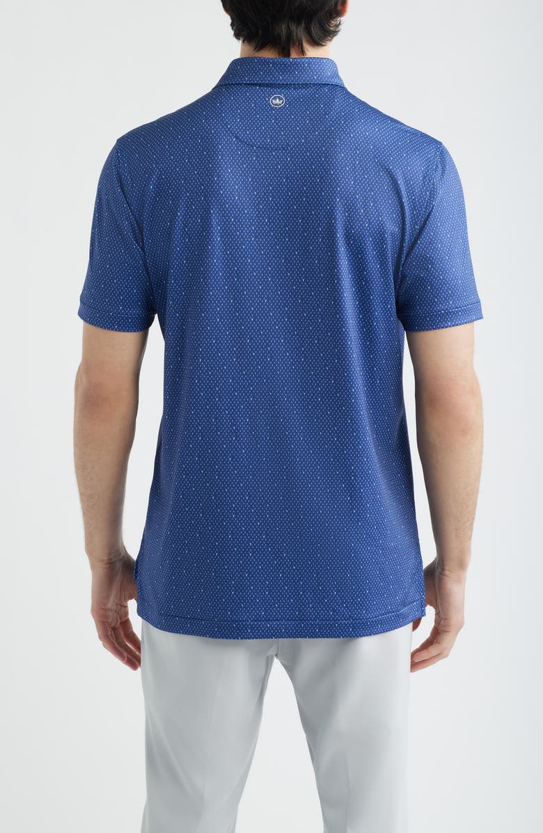 Peter Millar In the Rough Performance Jersey Polo, Alternate, color, Sport Navy