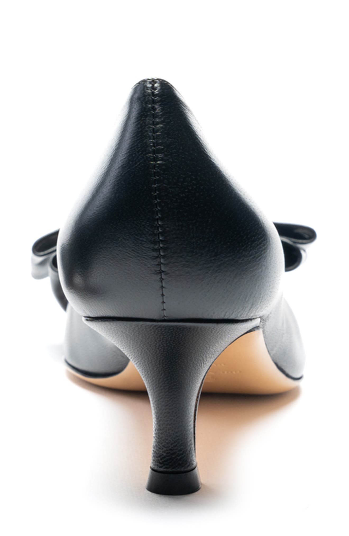 Bruno Magli Nadia Pointed Toe Kitten Heel Pump, Alternate, color, Black