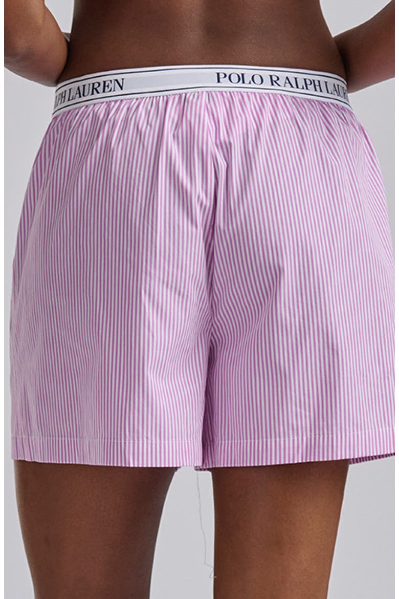 Boxer Pajama Shorts, Alternate, color, VIOLET MEADOW