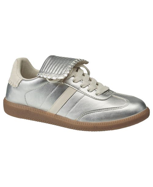 French Connection Amile Sneaker In Silver