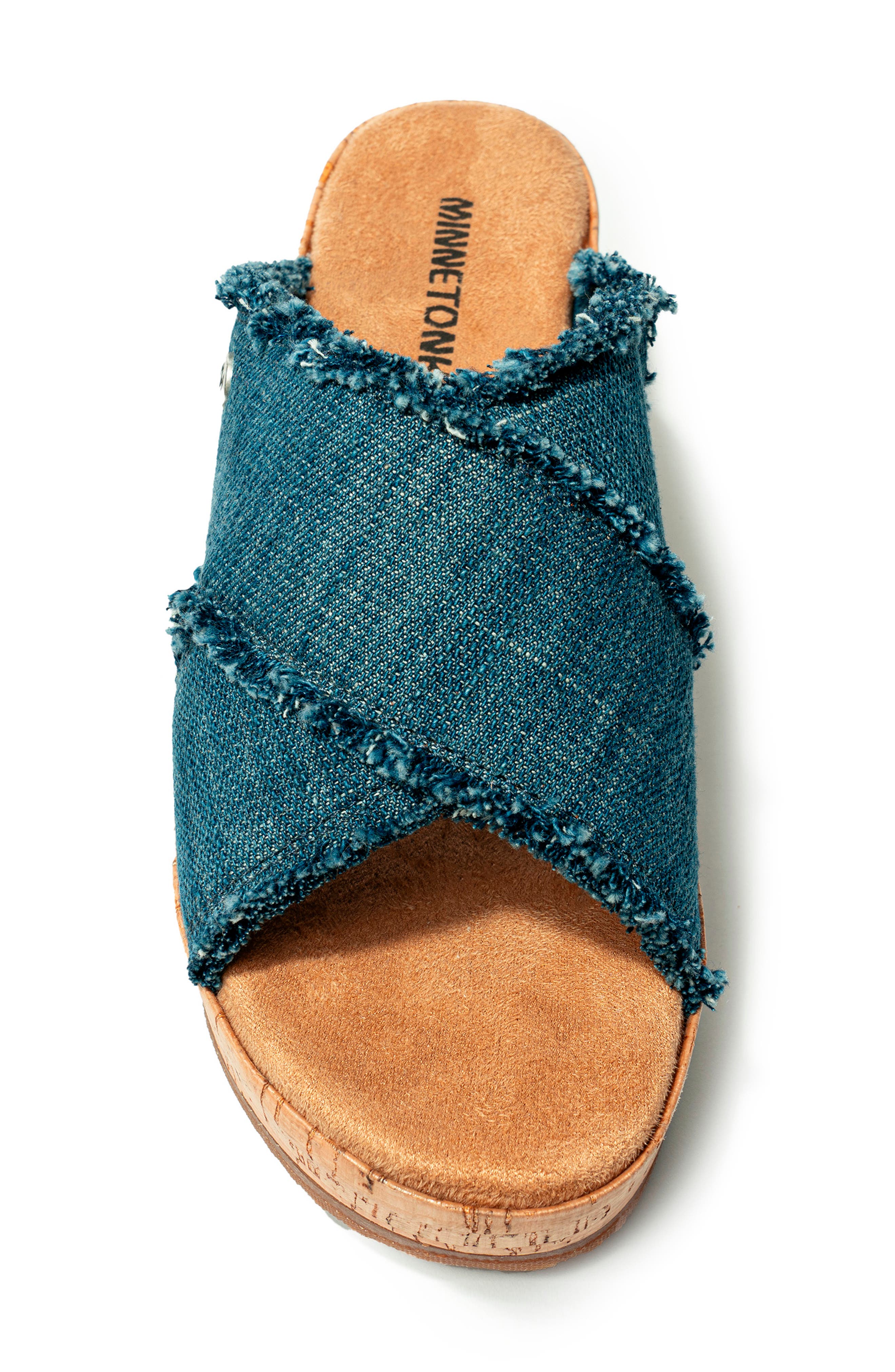 Minnetonka Posey Wedge Sandal, Alternate, color, 