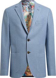 Etro Roma Jersey Jacquard Sport Coat