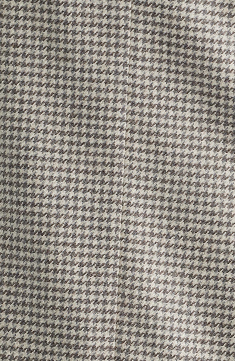 Emanuel Berg Houndstooth Stretch Wool & Linen Blend Sport Coat, Alternate, color, Medium Grey